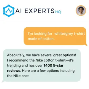 AIExperts AI voice agent for customer service automation